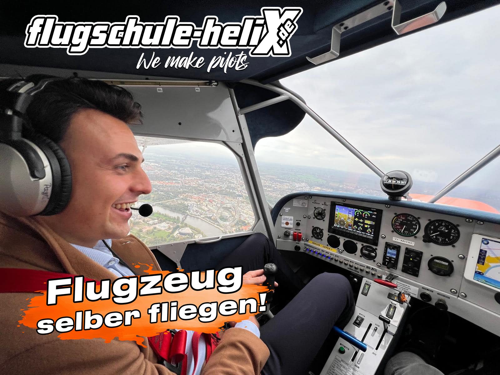 Pilotenausbildung Flugschule HeliX in Magdeburg & Dessau Fliegen lernen und Rundflüge in Magdeburg und Dessau Pilotenausbildung Magdeburg 